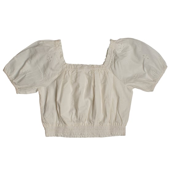 Kurze geraffte Bluse 601092 für Mädchen - Image 4