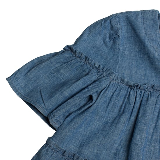 Kurzarm-Rüschenbluse 856269 für Mädchen - Image 2