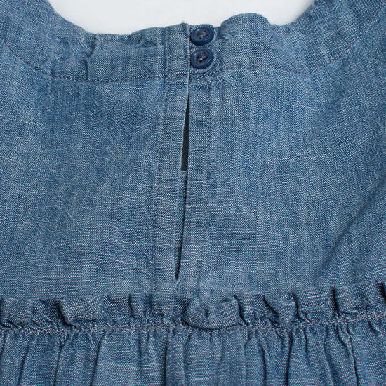 Kurzarm-Rüschenbluse 856269 für Mädchen - Image 4