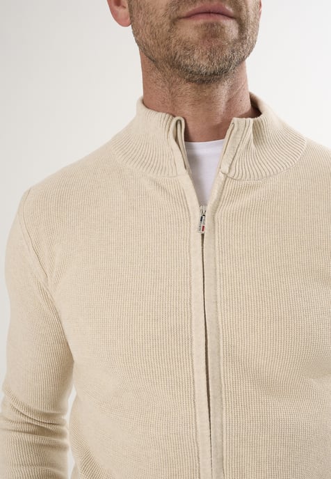 Strickjacke Strickjacke Mit Durchgehendem Reißverschluss - Image 3