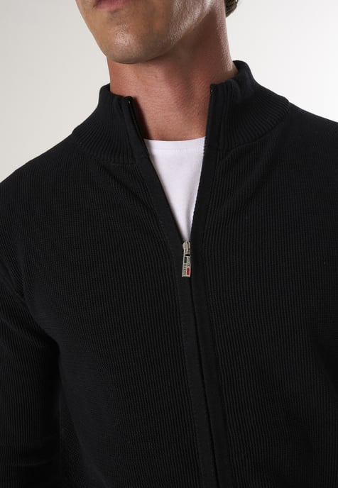 Strickjacke Strickjacke Mit Durchgehendem Reißverschluss - Image 3