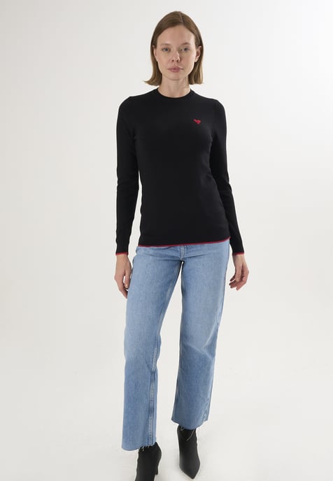 Pullover Strickpullover Mit Rundhalsausschnitt - Image 2