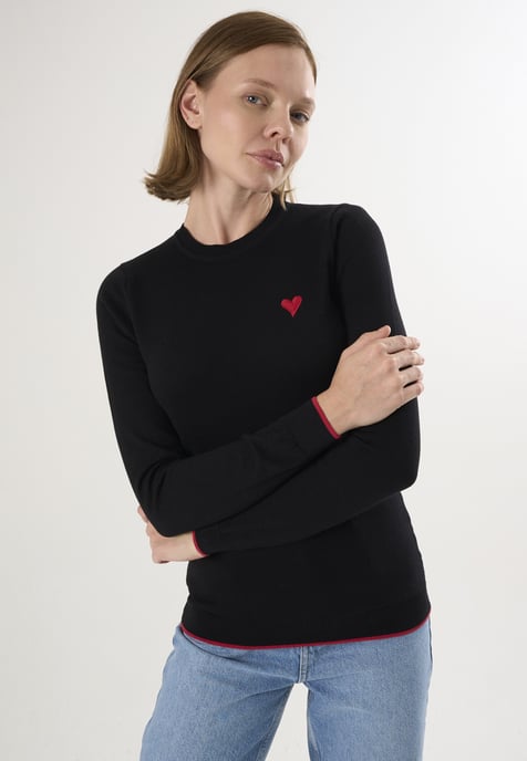Pullover Strickpullover Mit Rundhalsausschnitt - Image 3