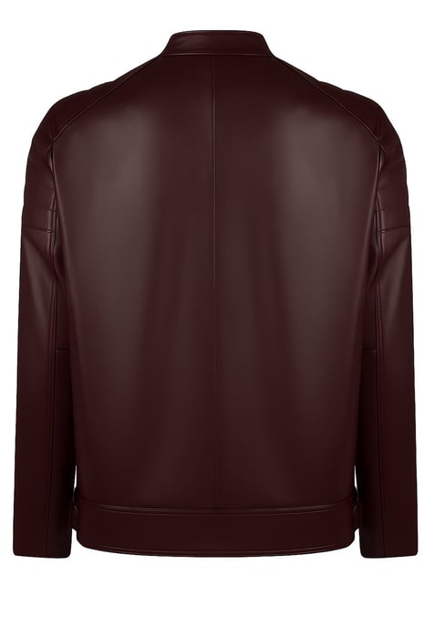 Lederjacke Lederjacke Mit Reißverschluss - Image 3