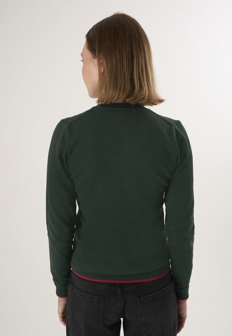 Pullover V-Ausschnitt-Strickpullover - Image 4