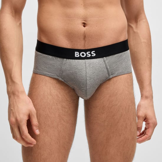 Herren Boss 3er-Pack Logo Slip in verschiedenen Farben - Image 2