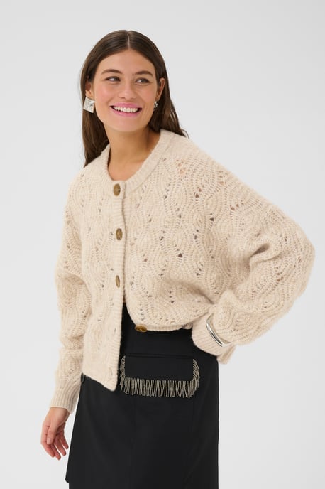 Strickjacke CUkimmy Strickjacke Oversize fit offwhite - Image 3