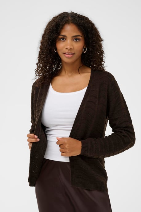 Strickjacke KAemria Strickjacke Regular fit dark brown - Image 3