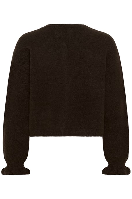 Strickjacke KAcourson Strickjacke Loose fit dark brown - Image 5