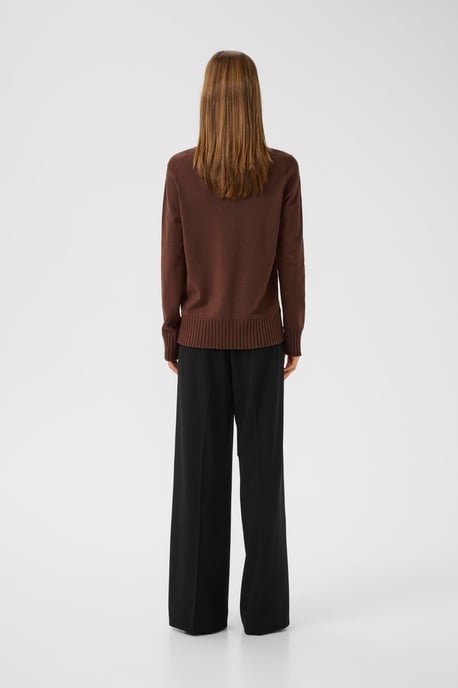 Strickpullover ZauloIW Strickpullover Classic fit brown - Image 3