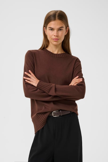 Strickpullover ZauloIW Strickpullover Classic fit brown - Image 4