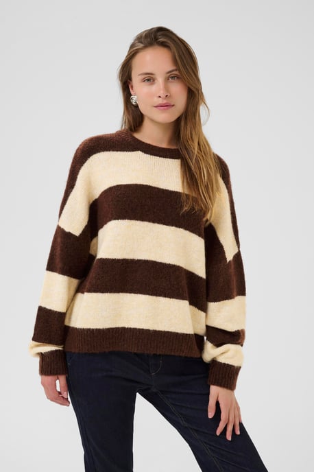 Strickpullover CUkimmy Strickpullover Oversize fit brown white - Image 3