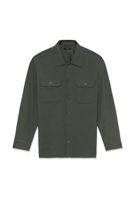 Overshirts MAdamo Overshirts Gerade Passform dark green - Image 4