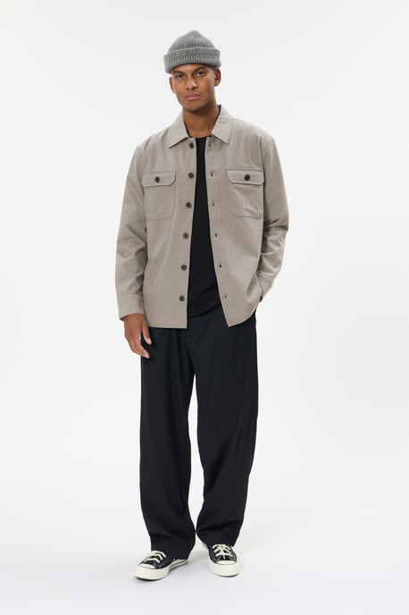 Overshirts MAdamo Overshirts Gerade Passform grey - Image 2