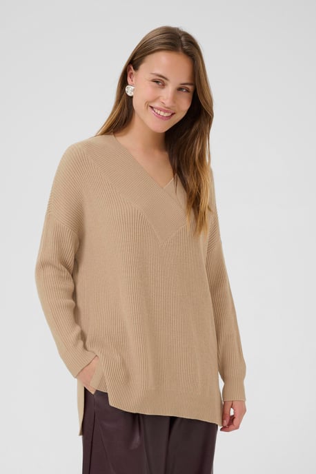 Strickpullover CUolivia Strickpullover Oversize fit beige - Image 3