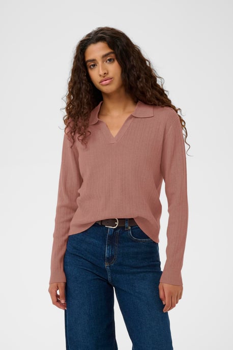 Strickpullover YenahIW Strickpullover Classic fit rose - Image 4