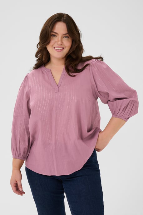 Langarm-Bluse KCluisa Langarm-Bluse Regular fit purple - Image 3