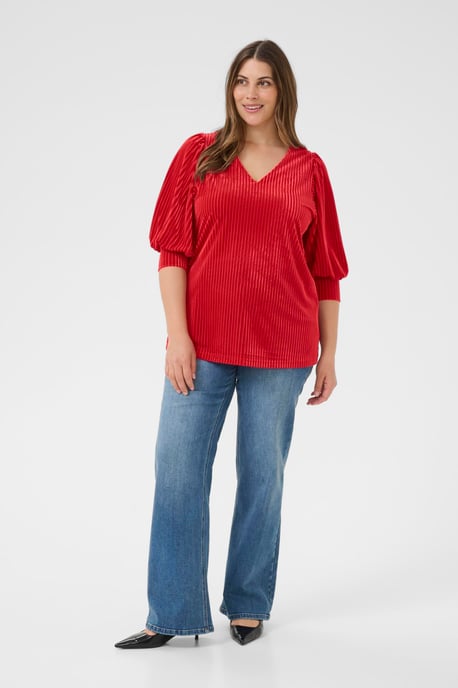 Langarm-Bluse KCcacanna Langarm-Bluse Regular fit red - Image 4
