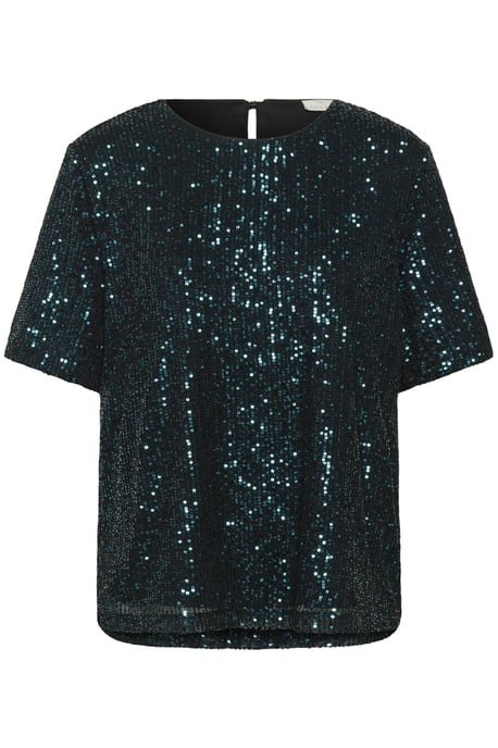 Kurzarm-Bluse KAlila Kurzarm-Bluse Regular fit dark green - Image 4