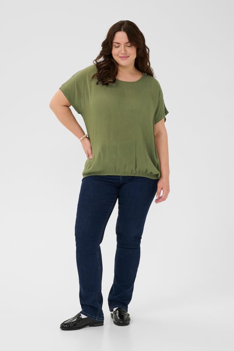 Kurzarm-Bluse KCami Kurzarm-Bluse Loose fit green - Image 1