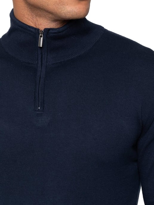Enzo Milano | Herren Half Zip Strickpullover - Image 3