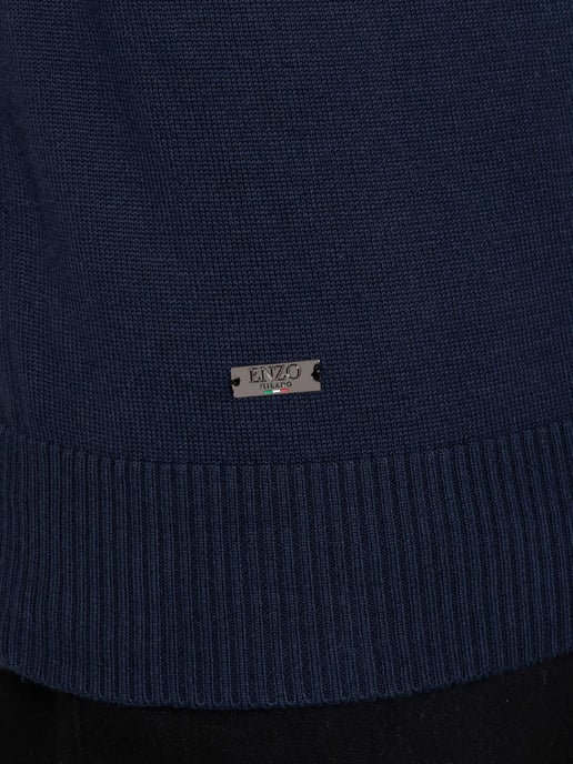 Enzo Milano | Herren Half Zip Strickpullover - Image 4