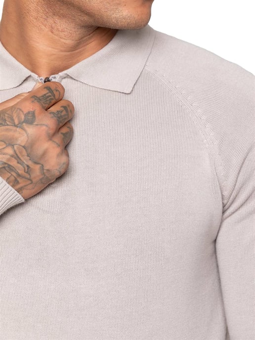 Enzo Milano | Herren Polo-Pullover mit Halbem Reißverschluss - Image 2