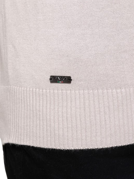 Enzo Milano | Herren Polo-Pullover mit Halbem Reißverschluss - Image 3