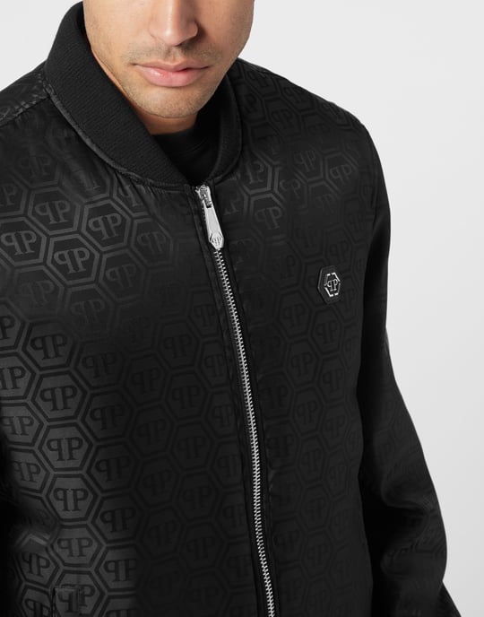 Nylon Bomber Jacquard Monogram - Image 4