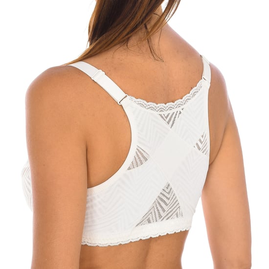 P08GB Damen-BH ohne Bügel mit elastischen Seiten, bequemes und anpassungsfähiges Design für Damen - Image 3