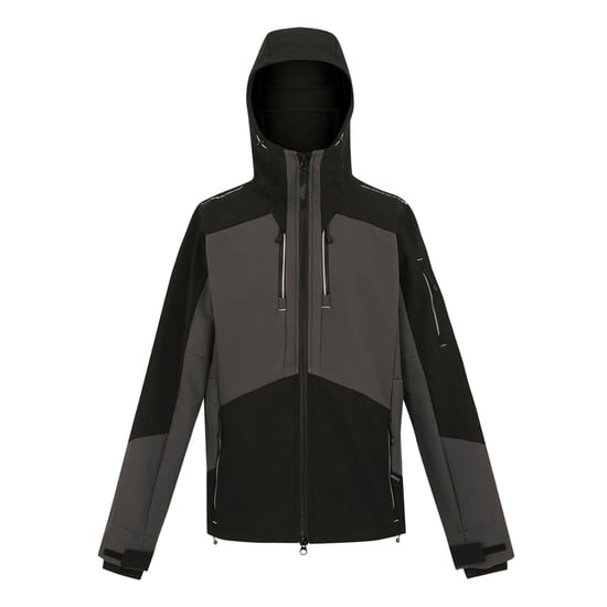 Regatta Professional - Softshelljacke 3 Lagen für Herren (Schiefergrau/Schwarz) - Image 1