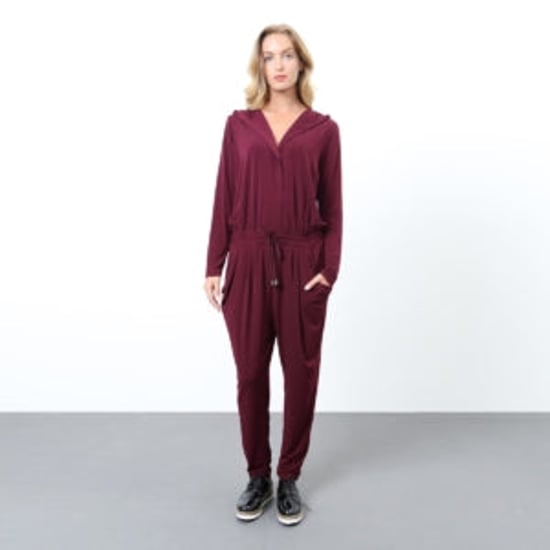 Langer sportlicher Overall mit Kapuze - Image 1