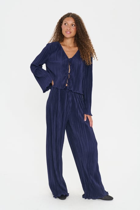 Strickjacke ZuniSZ Strickjacke Gerade Passform dark blue - Image 1