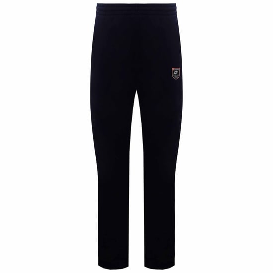 Lotton Contrast Aufgeschlagene Herren Jogginghose in Dunkelblau - Image 1