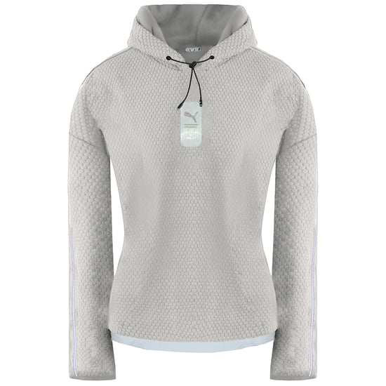 Puma x Helly Hansen Damen Grauer Polar Fleece Hoodie - Image 1