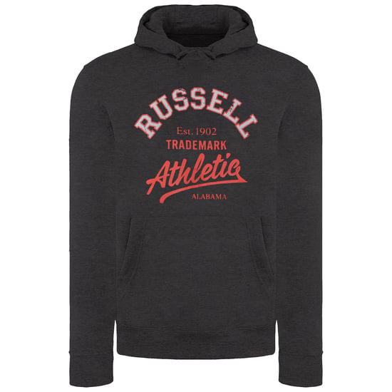 Russell Athletic Logo Herren Dunkelgrauer Hoodie - Image 1