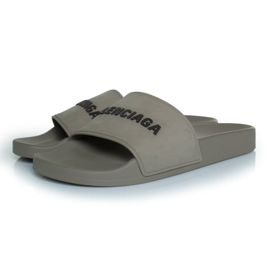 Balenciaga – Pool-Slide „bi.rub.lo“ in Grau - Image 1