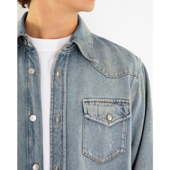 Karty Jeanshemd im Used-Look - Image 3