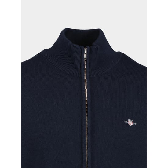 Gant Casual Cotton Zip Strickjacke - Image 3