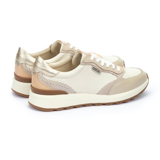 Pikolinos Damen-Sneaker aus beigefarbenem Leder mit Schnürung - Arrecife - Image 5