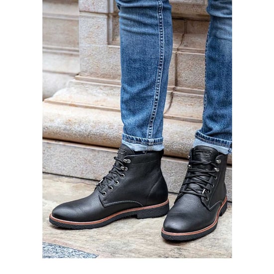 Panama Jack Glasgow GTX C3 wasserdichte Leder-Stiefelette - Schwarz - Image 5