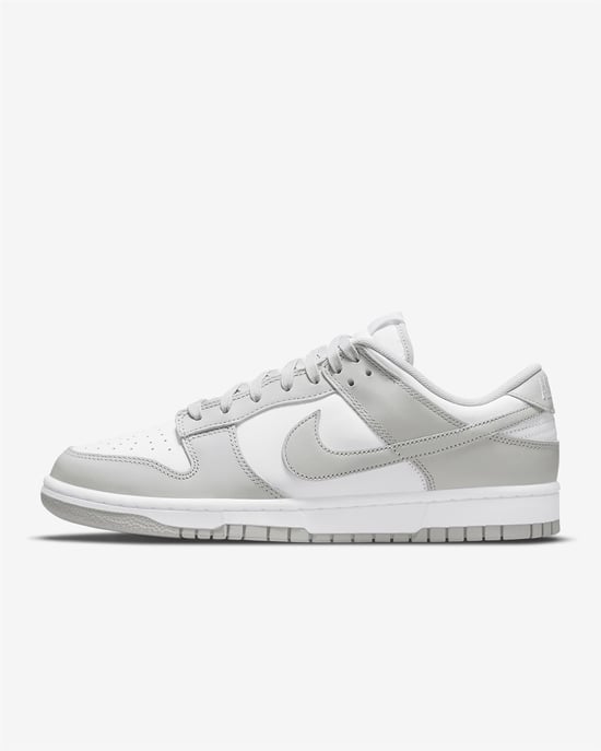 Nike Dunk Low Retro Turnschuhe Weiß/Grauer Nebel - Image 1