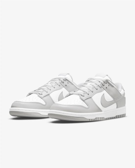 Nike Dunk Low Retro Turnschuhe Weiß/Grauer Nebel - Image 5