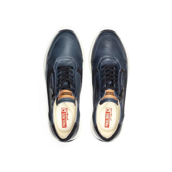 Pikolinos Herren-Sneaker aus blauem Leder, bequem und tragbar - Getafe - Image 4