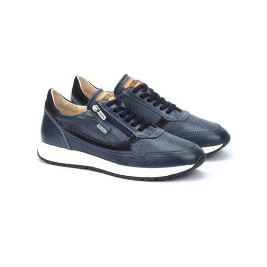 Pikolinos Herren-Sneaker aus blauem Leder, bequem und tragbar - Getafe - Image 5