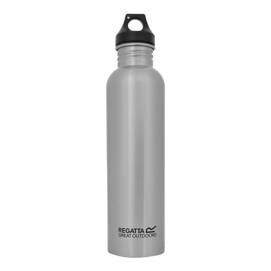 Regatta - Wasserflasche, Edelstahl, 1l (Silber) - Image 1