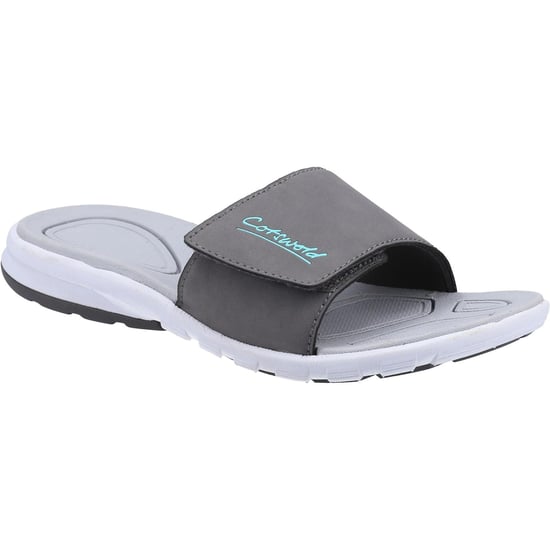 Cotswold - "Windrush" Badesandale für Damen, recyceltes Material (Grau) - Image 1