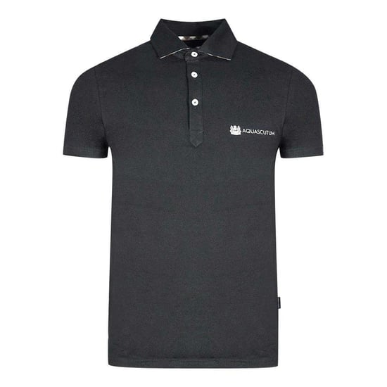 Aquascutum - "Aldis" Poloshirt für Herren/Damen Unisex (Schwarz) - Image 1