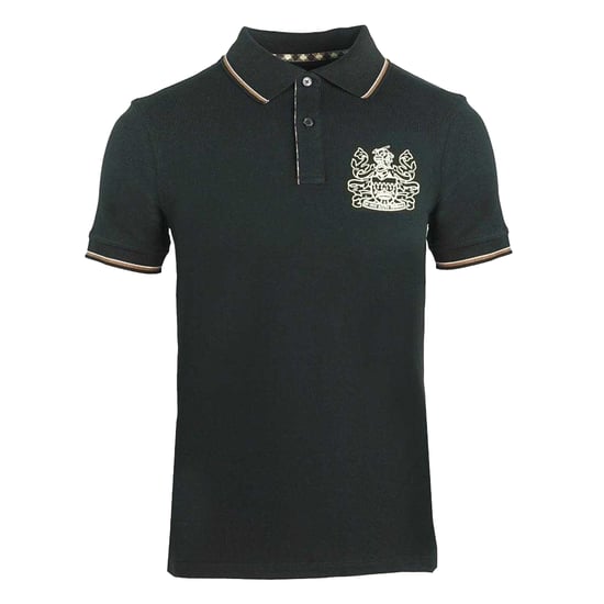 Aquascutum Unisex-Erwachsenen Aldis Crest Polo-Shirt (Schwarz) - Image 1