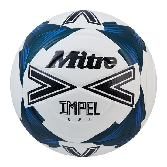 Mitre - "Impel One" Fußball 2024 (Weiß/Schwarz/Blau) - Image 1